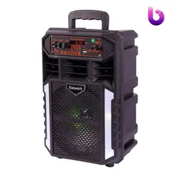 اسپیکر بلوتوثی رم و فلش خور Galexbit GS18 + میکروفون و ریموت کنترل