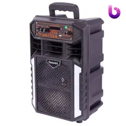اسپیکر بلوتوثی رم و فلش خور Galexbit GS18 + میکروفون و ریموت کنترل