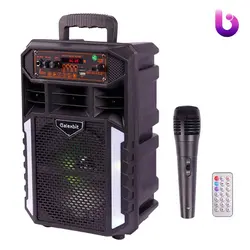 اسپیکر بلوتوثی رم و فلش خور Galexbit GS18 + میکروفون و ریموت کنترل