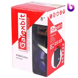 اسپیکر بلوتوثی رم و فلش خور Galexbit GS18 + میکروفون و ریموت کنترل