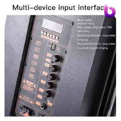 اسپیکر چمدانی بلوتوثی رم و فلش خور Yesido YSW15 + میکروفون و ریموت کنترل