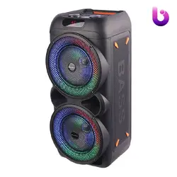 اسپیکر چمدانی بلوتوثی رم و فلش خور Royal RS-D33 + میکروفون و ریموت کنترل