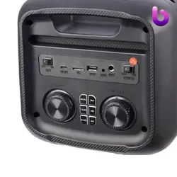 اسپیکر چمدانی بلوتوثی رم و فلش خور Royal RS-D33 + میکروفون و ریموت کنترل