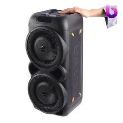 اسپیکر چمدانی بلوتوثی رم و فلش خور Royal RS-D33 + میکروفون و ریموت کنترل