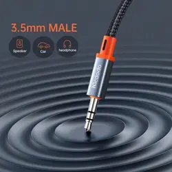 کابل تبدیل فنری Mcdodo CA-0890 Lightning To AUX 1.8m