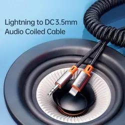 کابل تبدیل فنری Mcdodo CA-0890 Lightning To AUX 1.8m