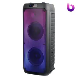 اسپیکر چمدانی بلوتوثی رم و فلش خور Sing-E ZQS8236 + میکروفون و ریموت کنترل