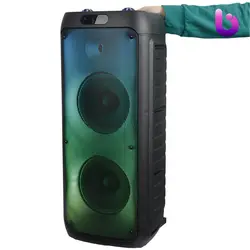 اسپیکر چمدانی بلوتوثی رم و فلش خور Sing-E ZQS8236 + میکروفون و ریموت کنترل