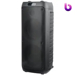 اسپیکر چمدانی بلوتوثی رم و فلش خور Sing-E ZQS8236 + میکروفون و ریموت کنترل