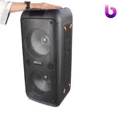 اسپیکر چمدانی بلوتوثی رم و فلش خور Royal RS-D32 + میکروفون و ریموت کنترل