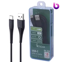کابل تایپ سی فست شارژ Innova BA-334 2.1A 2m
