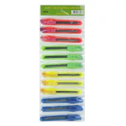 کاتر پلاستیکی کوچک بسته ۱۲ عددی