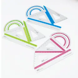 ست نقاله گونیا و خط کش فلزی Baojing Stationery BJ-3601