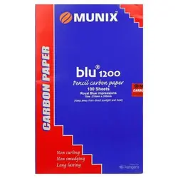 کاربن A4 کانگرو Kangaro Munix Blu1200 بسته ۱۰۰ عددی