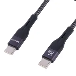 کابل تبدیل فست شارژ Yesido CA156 Type-C To Type-C PD 60W 1m