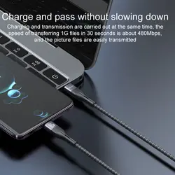 کابل تبدیل فست شارژ Yesido CA156 Type-C To Type-C PD 60W 1m