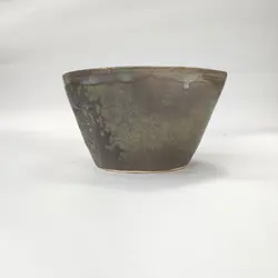 کاسه میوه خوری آجیل خوری سرامیکی دست ساز ملکه خورشید طرح مگنولیا مدل 06-02