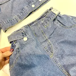 ست تینیجری دو تیکه لی آستین جدا وارداتی اورجینال