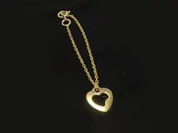 آویز ساعت طلا طرح قلبی