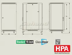 رک ایستاده 47 یونیت عمق 60 HPA