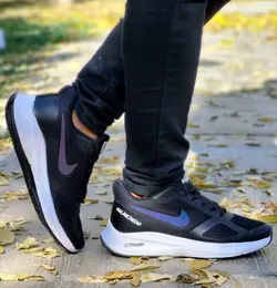 جدیدترین کفش کتونی اسپرت مدل ادیداس زیره کپسولی اسپرت مردانه و پسرانه مشکی نایک هلوگرامی با ارسال رایگان 3603