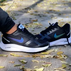 جدیدترین کفش کتونی اسپرت مدل ادیداس زیره کپسولی اسپرت مردانه و پسرانه مشکی نایک هلوگرامی با ارسال رایگان 3603