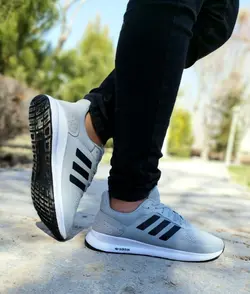پاها توش بو نمیگیره کفش اسپرت مردانه شیک و راحت مدل ادیداس اسپیسر صدرصد  طبی طوسی روشن