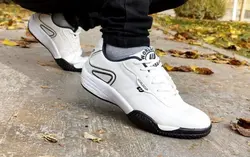 کفش کتونی  اسپرت مردانه فوق العاده شیک و راحت زیره پیو طبی درجه یک سفید زیره پیو مدل ورلدکاپ وردکاپ