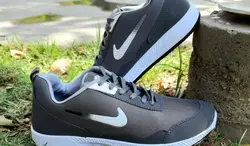 خرید کفش اسپرت مردانه بزرگ پا فوق العاده شیک و راحت رنگ طوسی