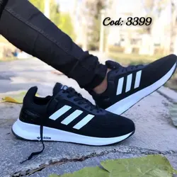 حراج باورنکردنی کفش اسپرت مردانه و پسرانه مدل اسپیسرمناسب برای پیاده روی مشکی سفیدبا ارسال رایگان