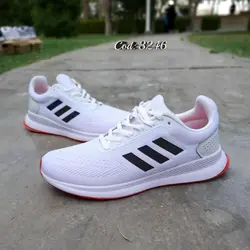 حراج ویژه کفش اسپرت مردانه و پسرانه مدل اسپیسر  با کیفیت فوق العاده بالا سفید مشکی با ارسال رایگان