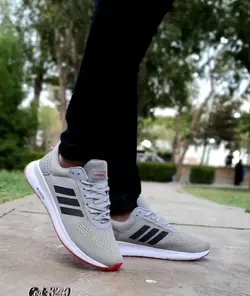 حراج باورنکردنی کفش اسپرت مردانه و پسرانه مدل اسپیسر مناسب برای افراد خوش سلیقه طوسی مشکی با ارسال رایگان