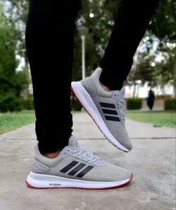 حراج باورنکردنی کفش اسپرت مردانه و پسرانه مدل اسپیسر مناسب برای افراد خوش سلیقه طوسی مشکی با ارسال رایگان