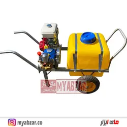 سمپاش فرغونی 100 لیتری موتور هوندا هندی 6.5 اسب و پمپ 55 بار یاماها