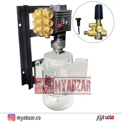 کارواش صنعتی تک فاز 100 بار اینترپمپ با الکتروژن ایران