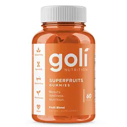 پاستیل گلی نارنجی کلاژن ساز سوپرفروت 100% گیاهی Goli Gummies