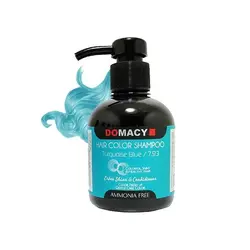شامپو رنگ دوماسی DOMACY رنگ آبی فیروزه ای شماره 7.93