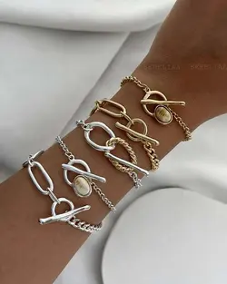 دستبند آبکاری نقره