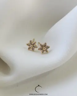 گوشواره میخی گل