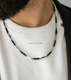 گردنبند کبریتی دو رنگ