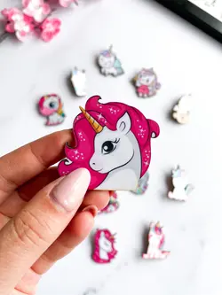 پیکسل فانتزی چوبی یونیکورن