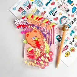 برچسب خرس و خرگوس برگه ای