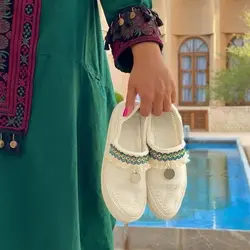 گیوه نوار دوزی زنانه
