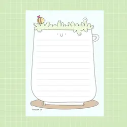 برگه یادداشت - ماگ گلدونک -