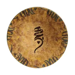 دیوارکوب سفالی طرح خوشنویسی هیچ