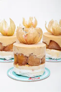 مینی کیک سیب کارامل