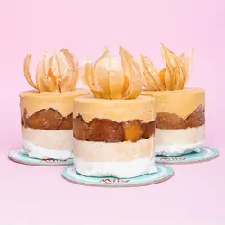 مینی کیک سیب کارامل