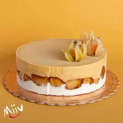 کیک بستنی سیب کارامل