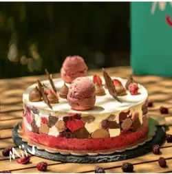 کیک بستنی very berry