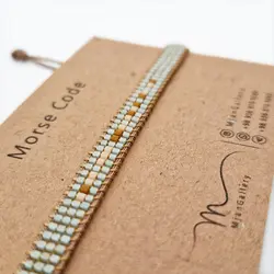 M0118 _ دستبند مورس You Can ( منجوق میوکی )